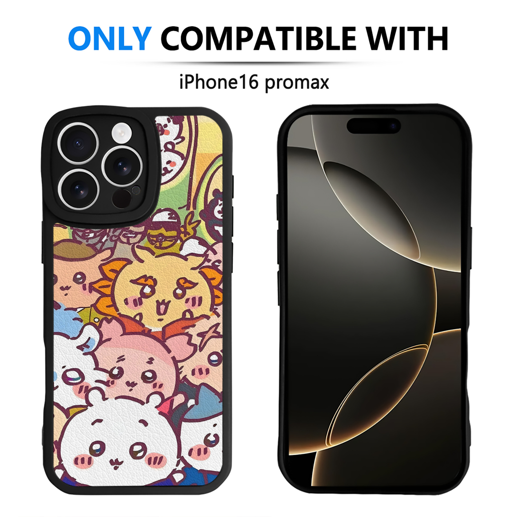 （画像用） ちいかわ Chii-kawa 【iPhone 16シリーズ対応】シリコンスマホケース（レザー調） 材質：シリコン